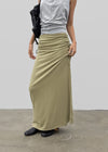 Arbel Shirred Long Skirt