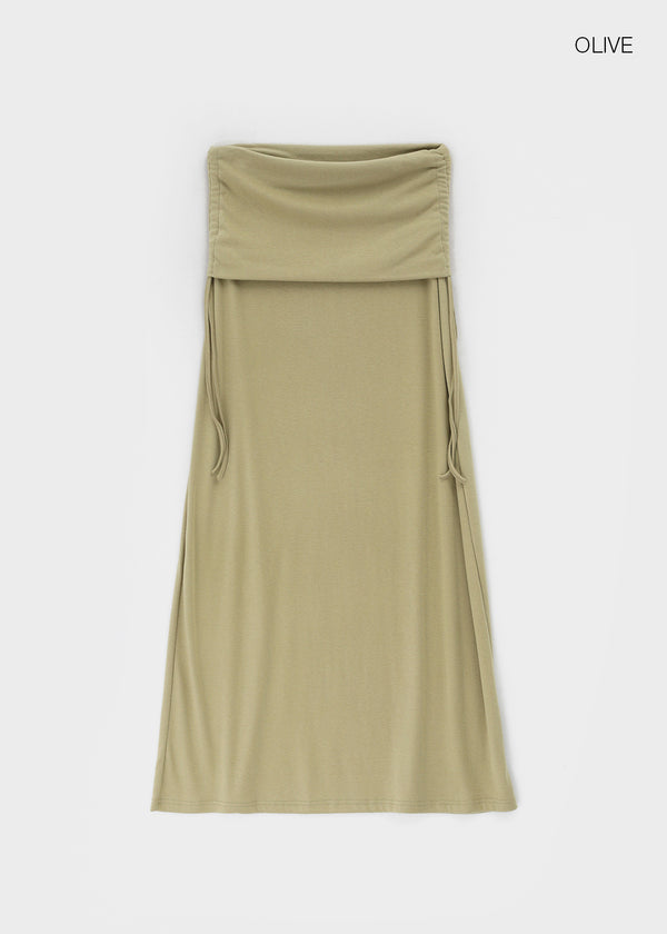 Arbel Shirred Long Skirt
