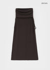 Arbel Shirred Long Skirt