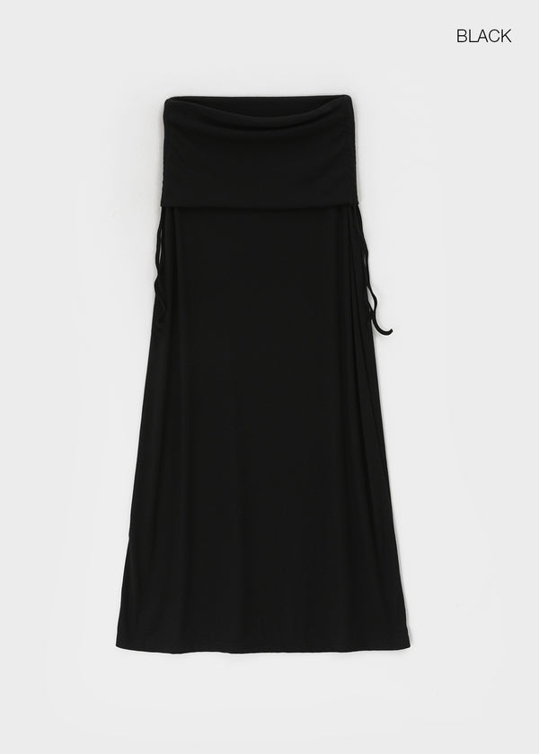 Arbel Shirred Long Skirt