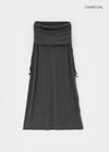Arbel Shirred Long Skirt