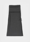 Arbel Shirred Long Skirt
