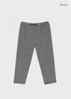 Mae striped elastic banding capri pants