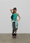 Cairn Poway asymmetrical sleeveless top
