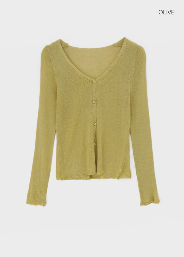 Bern V-neck Summer Knit Cardigan