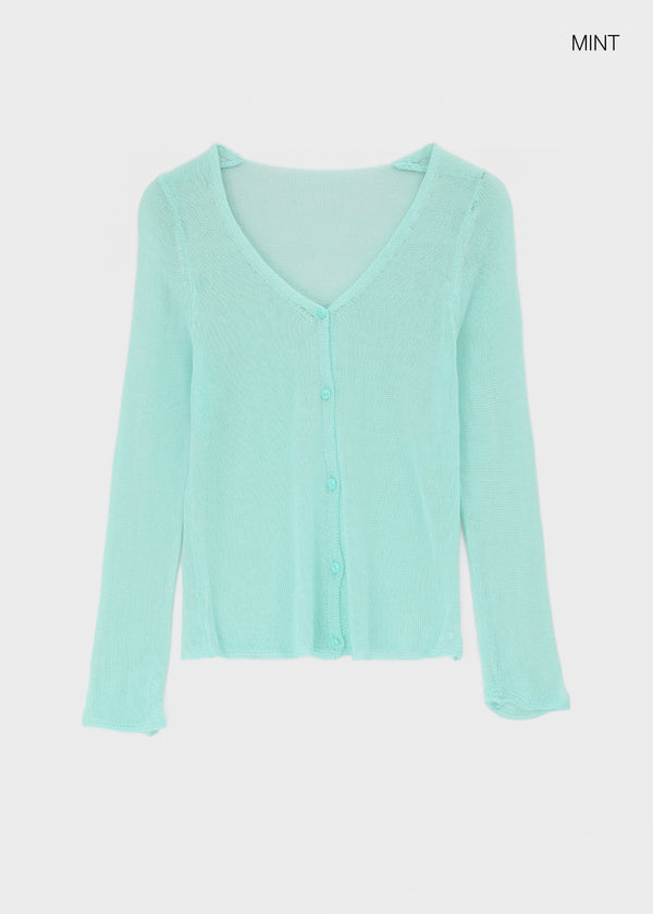 Bern V-neck Summer Knit Cardigan