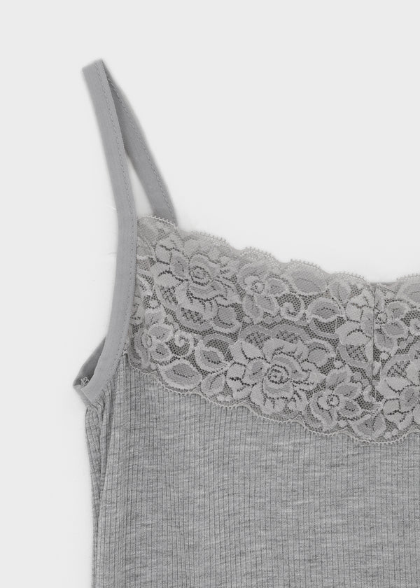 Noir Lace Sleeveless