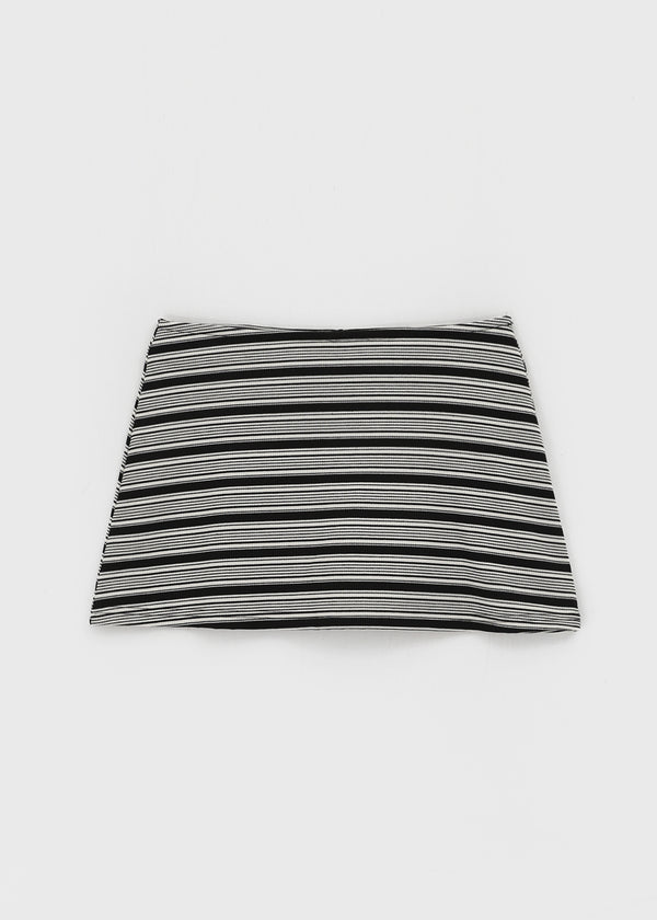 Dav striped mini skirt pants