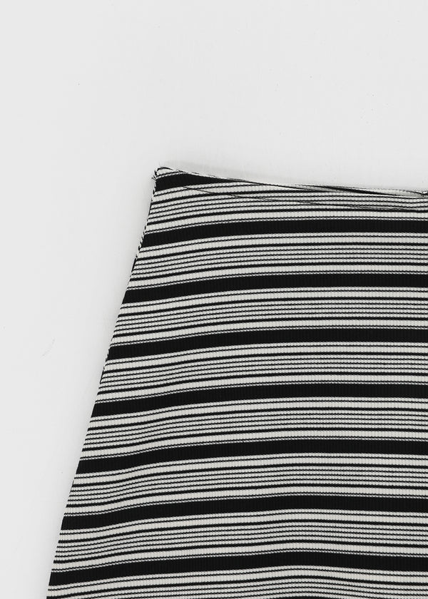 Dav striped mini skirt pants