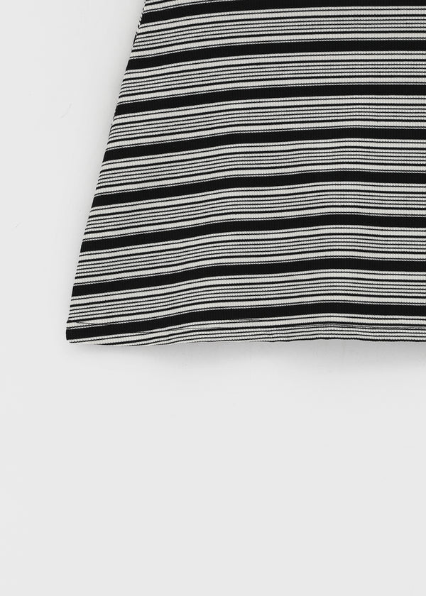 Dav striped mini skirt pants