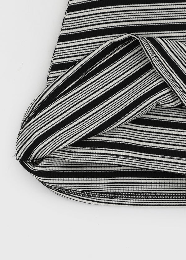 Dav striped mini skirt pants