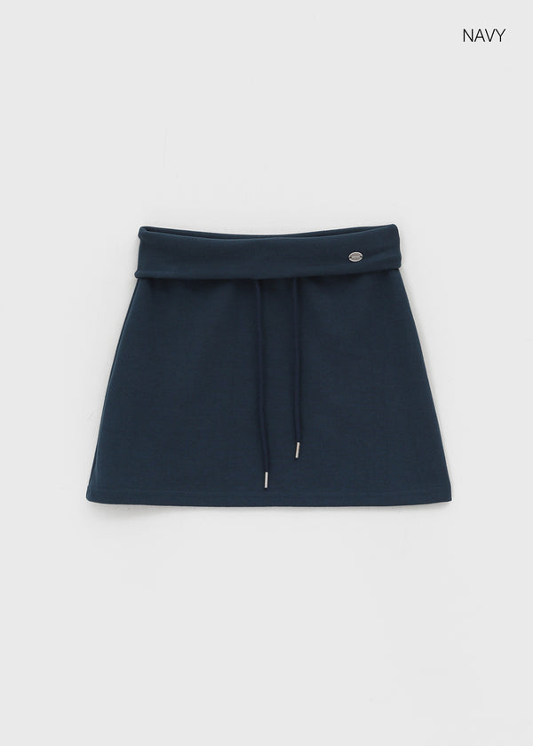 Daen Pendant Folding Miniskirt