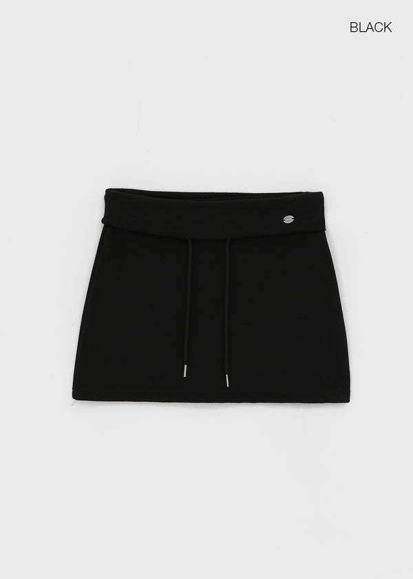 Daen Pendant Folding Miniskirt