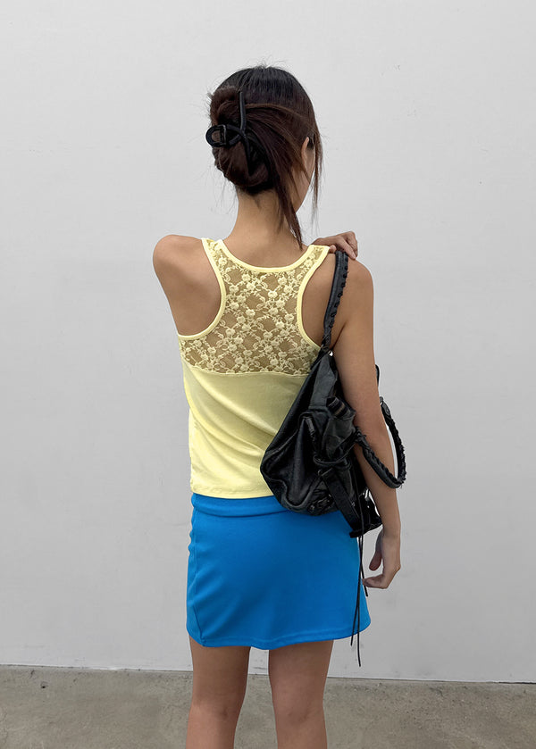 Moev Lace Mango Sleeveless