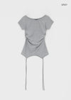 Soa Jacquard Strap Short Sleeve T-shirt