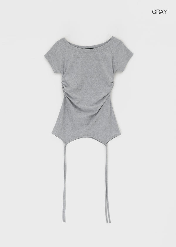 Soa Jacquard Strap Short Sleeve T-shirt