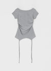 Soa Jacquard Strap Short Sleeve T-shirt