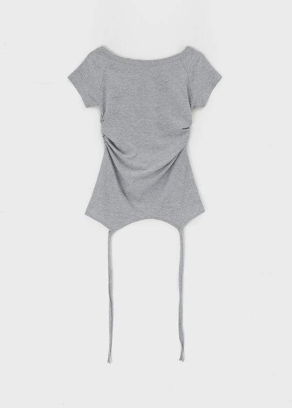 Soa Jacquard Strap Short Sleeve T-shirt