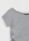 Soa Jacquard Strap Short Sleeve T-shirt