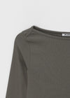 [B-BASIC] Tension Standard Boat Neck Long Sleeve Tee (3 SIZE)