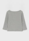 [B-BASIC] Tension Standard Boat Neck 3/4 Sleeve Cardigan (2 SIZE)