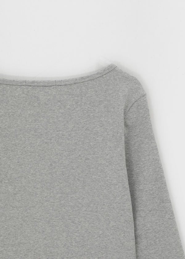 [B-BASIC] Tension Standard Boat Neck 3/4 Sleeve Cardigan (2 SIZE)
