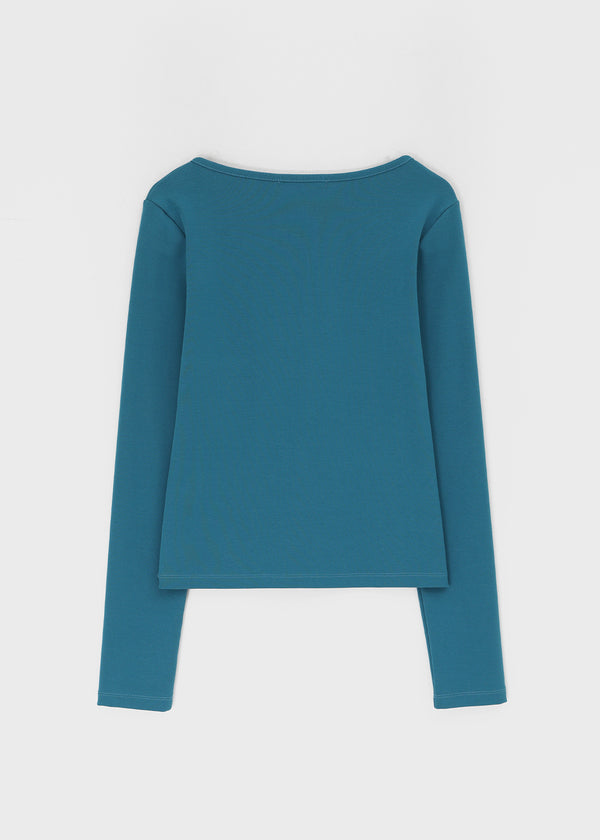 [B-BASIC] Tension Standard V-Neck Long Sleeve T-Shirt (3 SIZE)