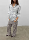 (UNISEX) Tab Semi-Bootcut Wide Pants
