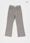 (UNISEX) Tab Semi-Bootcut Wide Pants