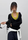 Pablen Deep V-neck Summer Knit