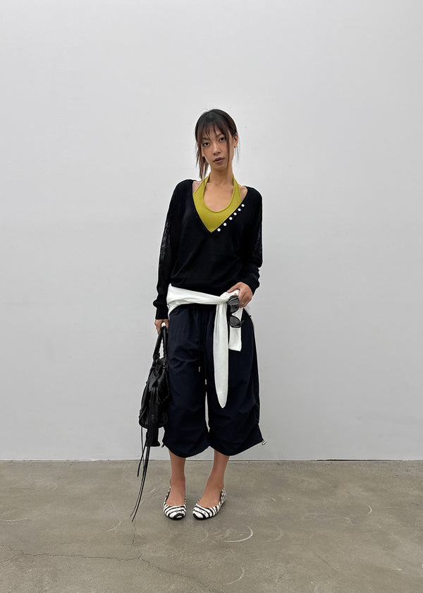 Pablen Deep V-neck Summer Knit