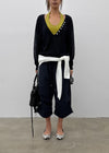 Pablen Deep V-neck Summer Knit