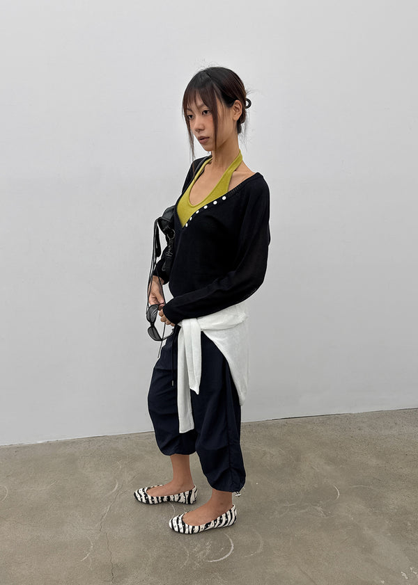 Pablen Deep V-neck Summer Knit