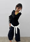 Pablen Deep V-neck Summer Knit