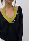 Pablen Deep V-neck Summer Knit