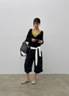 Pablen Deep V-neck Summer Knit
