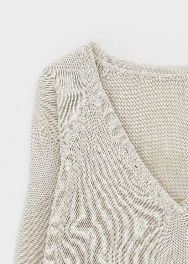 Pablen Deep V-neck Summer Knit
