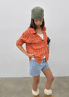 Meiren Cut-off Denim Shorts