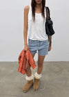 Meiren Cut-off Denim Shorts