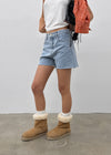 Meiren Cut-off Denim Shorts