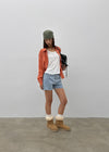 Meiren Cut-off Denim Shorts