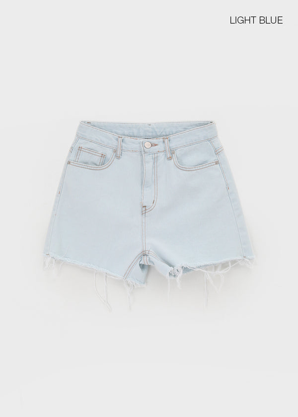 Meiren Cut-off Denim Shorts