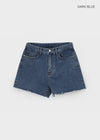 Meiren Cut-off Denim Shorts