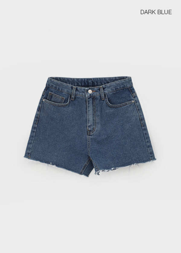 Meiren Cut-off Denim Shorts