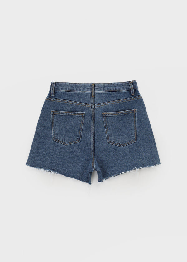 Meiren Cut-off Denim Shorts