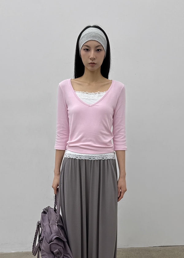 [MADE] Kuchi Deep V-Neck Sleeveless Tee
