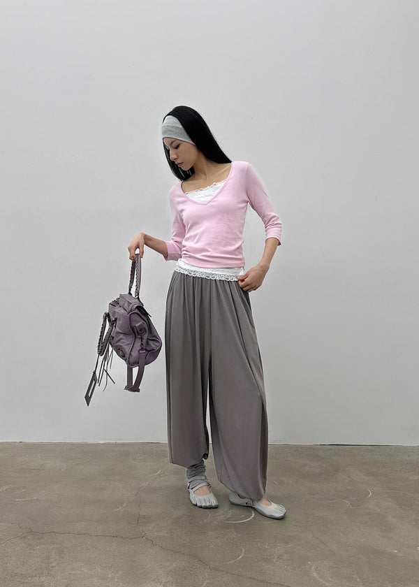 [MADE] Kuchi Deep V-Neck Sleeveless Tee