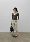 Spurt Cargo Capri Pants