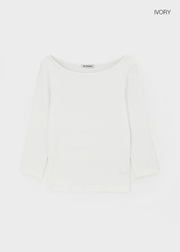[B-BASIC] Standard Boat Neck Sleeveless Tee (3 SIZE)
