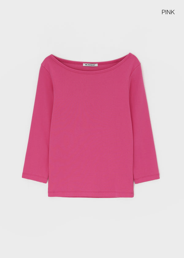 [B-BASIC] Standard Boat Neck Sleeveless Tee (3 SIZE)